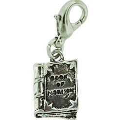 H7   Book of Mormon Charm Antique Silver