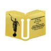 C16 Book Of Mormon Book Mark 24kt Gold Plate