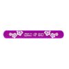 Slap Bracelet “I am a Child of God” w/Flowers Purple C41