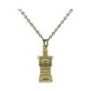J13 Nauvoo Pillar Necklace Antique Gold Plate