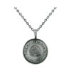 J23 Nauvoo Legion Button Necklace Antique Silver